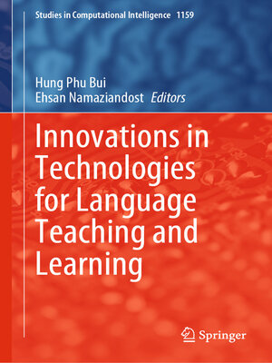cover image of Innovations in Technologies for Language Teaching and Learning